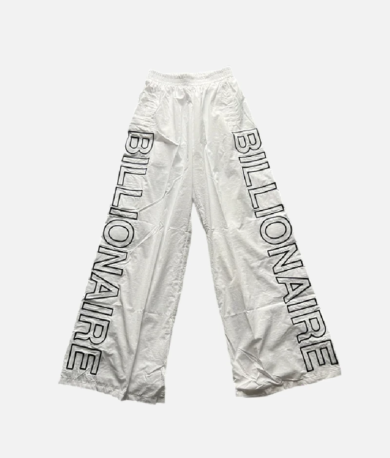 Billionaire Studios Nylon Sweatpants White Billionaire Studios Nylon Sweatpants White