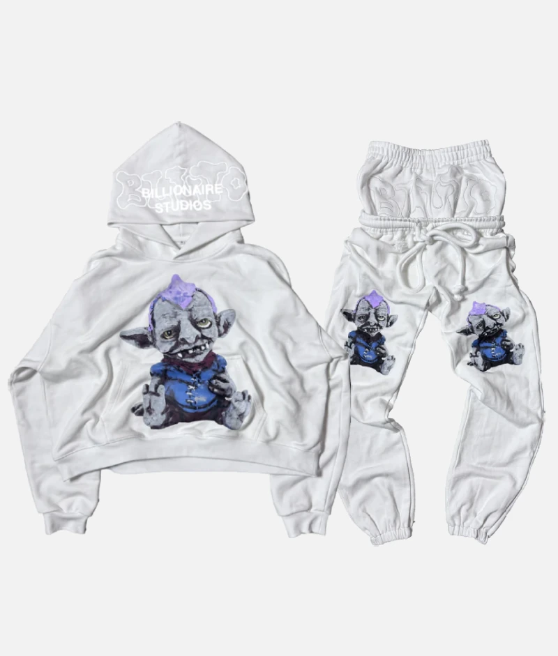 Billionaire Studios Binky Troll Tracksuit White (3) Billionaire Studios Binky Troll Tracksuit White (3)
